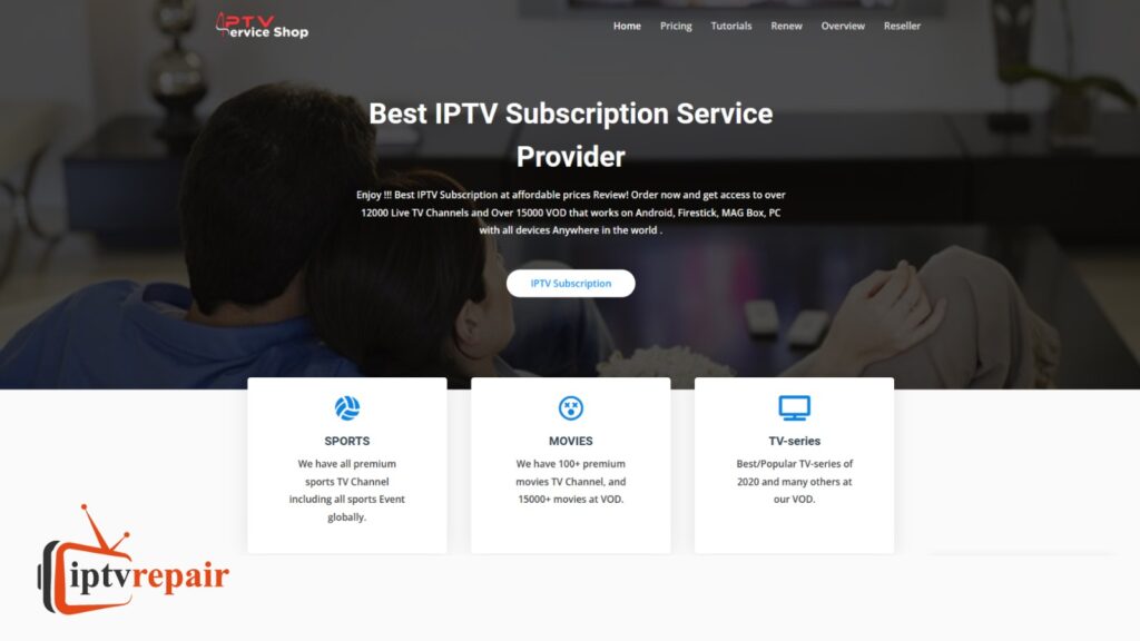 IPTV Service Shop for NFL