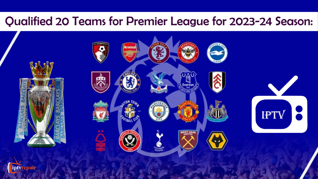 Qualified 20 Teams for Premier League for 2023-24 Season