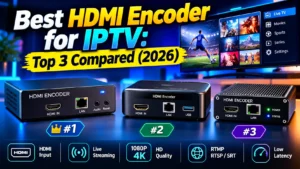 HDMI encoder for IPTV streaming one HDMI source to multiple TVs over a network