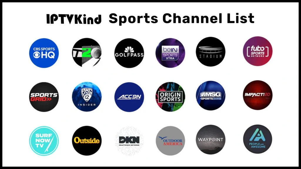 IPTV Kind's Sports Channels