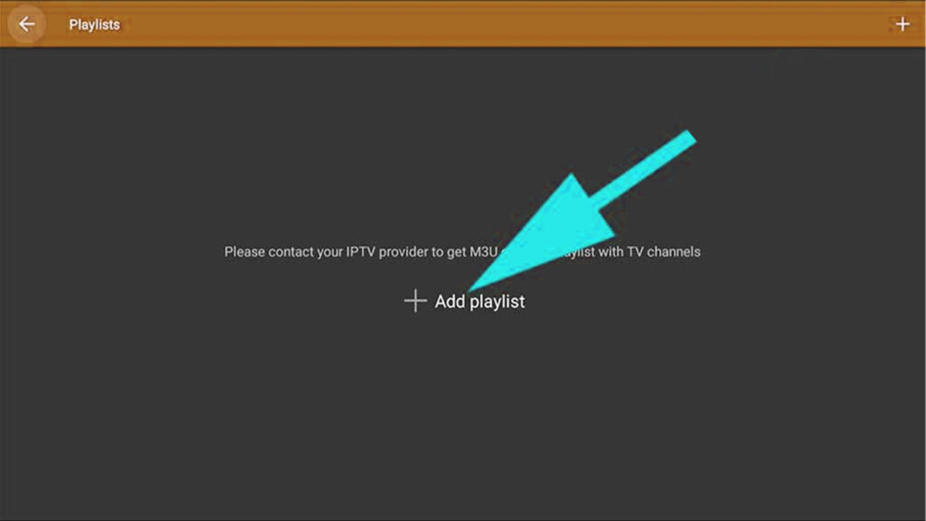 Add IPTV Playlist Option on Android TV