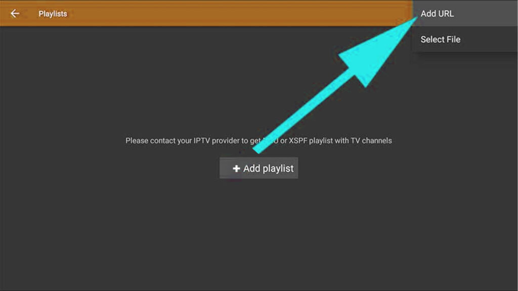 Add IPTV URL Option on Android TV
