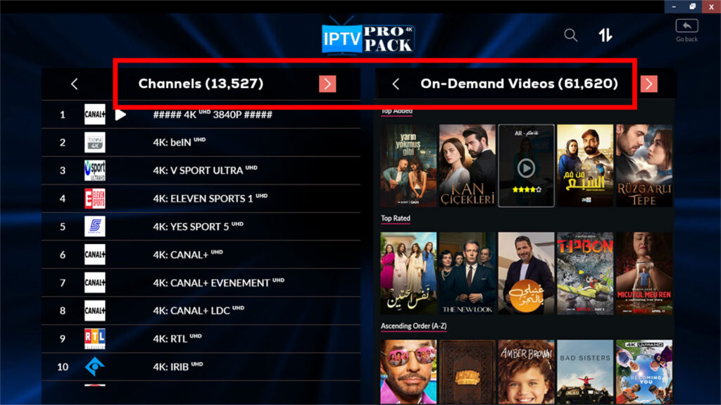 PropackIPTV.com - Channels & VOD list