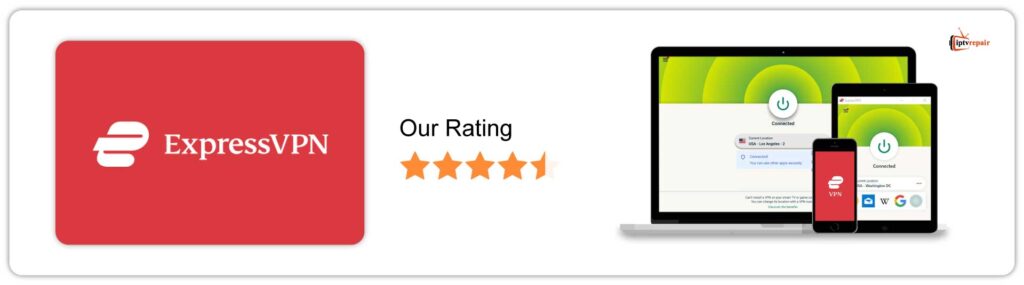 ExpressVPN with ratings