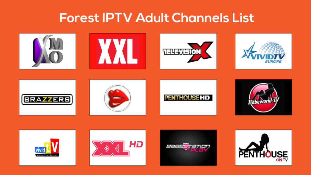 Forest IPTV - Adult Channels List