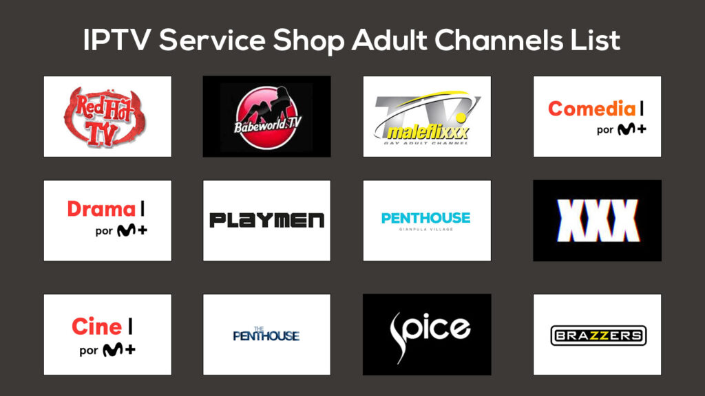 IPTV Service Shop - Adult Channels List