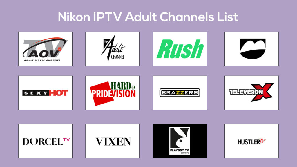 Nikon IPTV - Adult Channels List