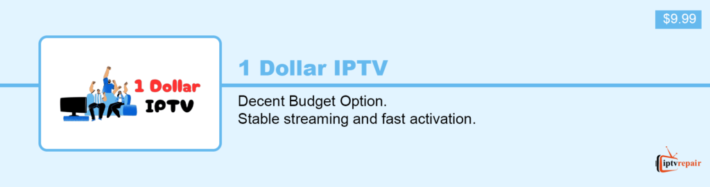 1 Dollar IPTV