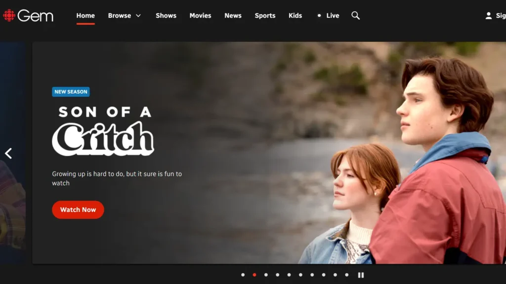CBC Gem streaming CBC and CBC News Network live for free