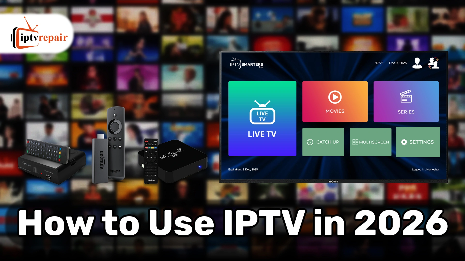 how to use iptv