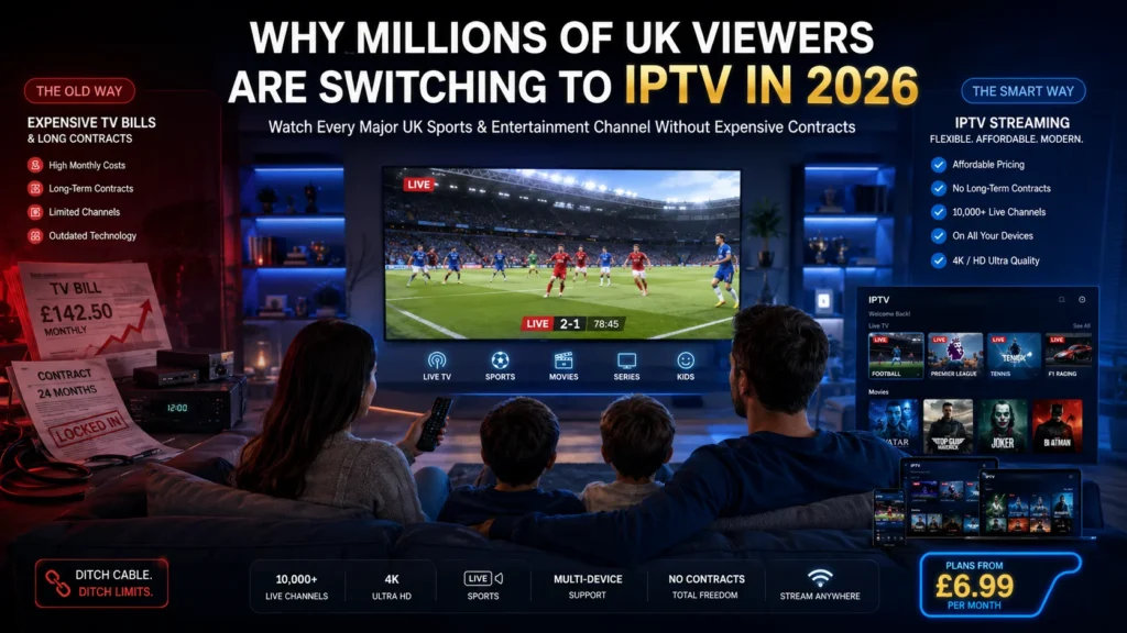 Why Are Millions of UK Viewers Switching to IPTV in 2026?