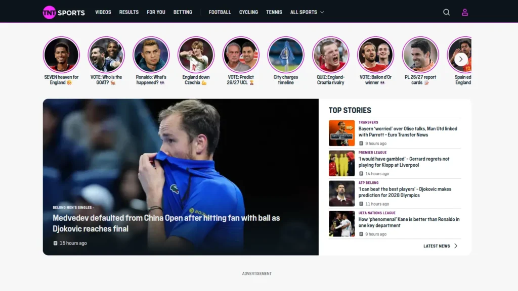 TNT Sports UK streaming Champions League and Premier League on HBO Max