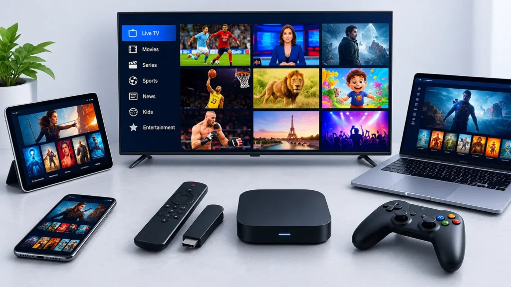 Best IPTV service for Firestick, Apple TV, Android TV, smart TVs, PC and Xbox