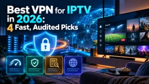 Best VPN for IPTV in 2026: 4 Fast, Audited VPNs Compared