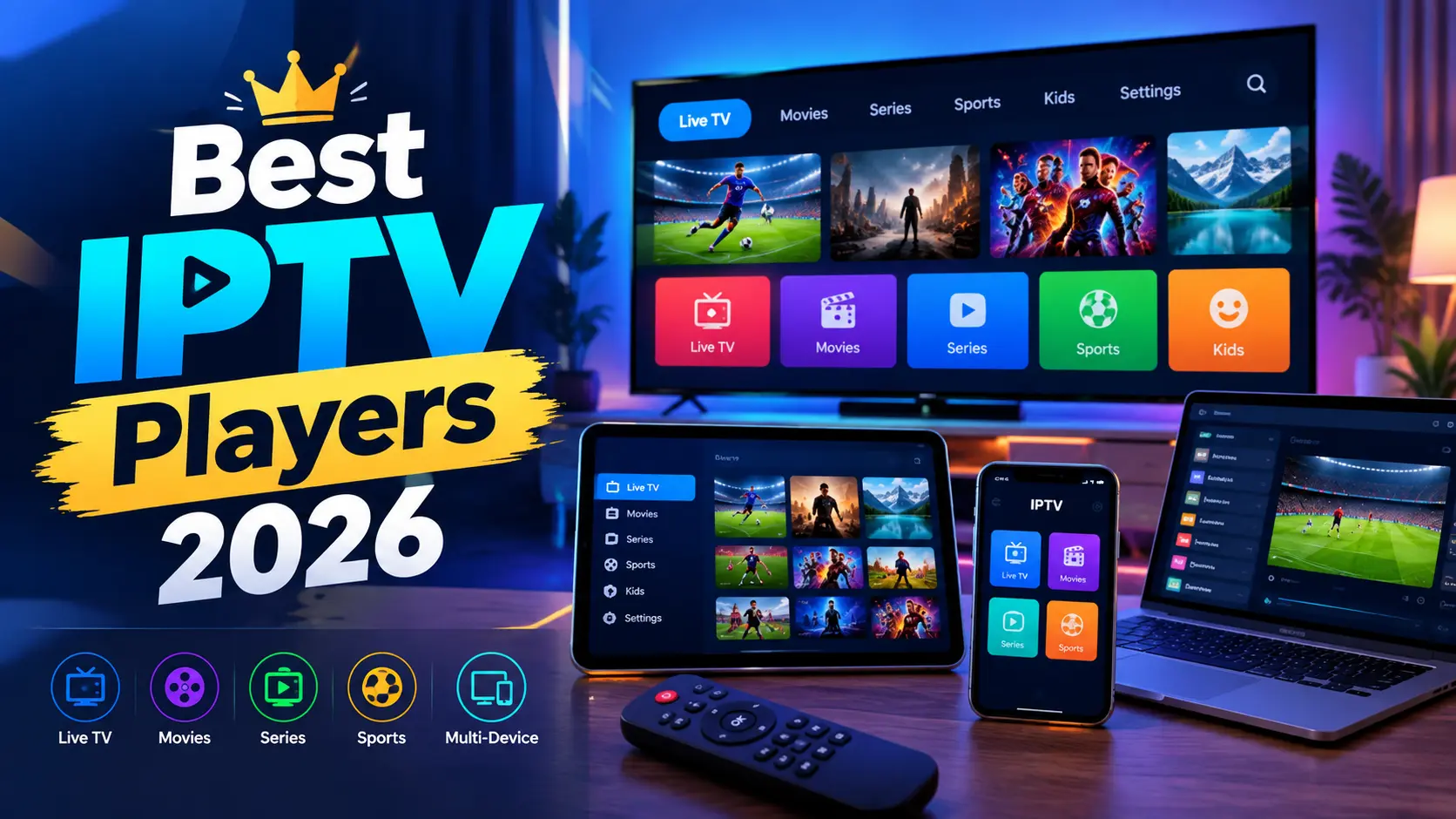 Best IPTV Players & Apps 2026 (Free & Paid) for Firestick, Android, Apple TV, Mac, Windows & Linux
