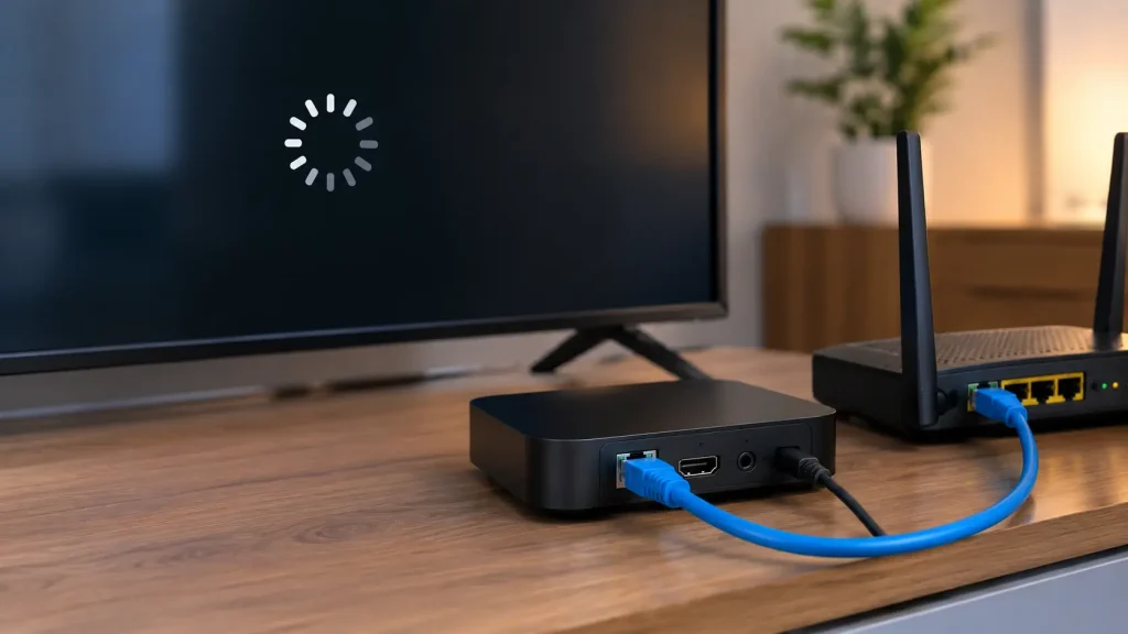 Fixing IPTV stream buffering with a wired Ethernet connection