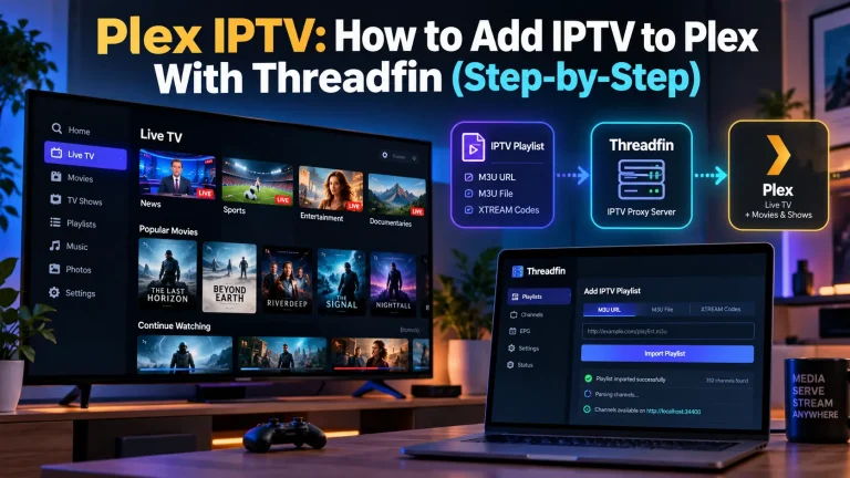 Plex IPTV: How to Add IPTV to Plex With Threadfin (Step-by-Step)